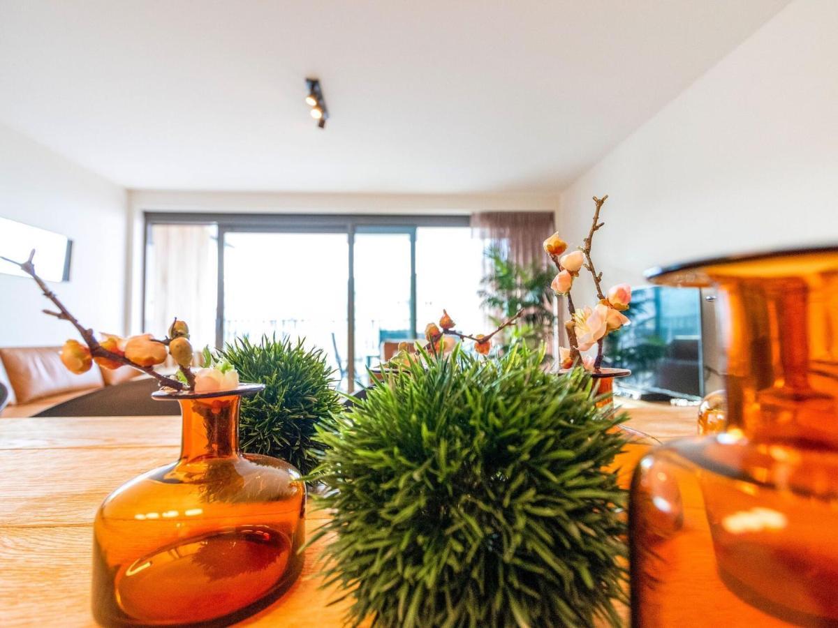 Luxurious Crystal Sea View Apartment With 2 Terraces Остенде Екстер'єр фото