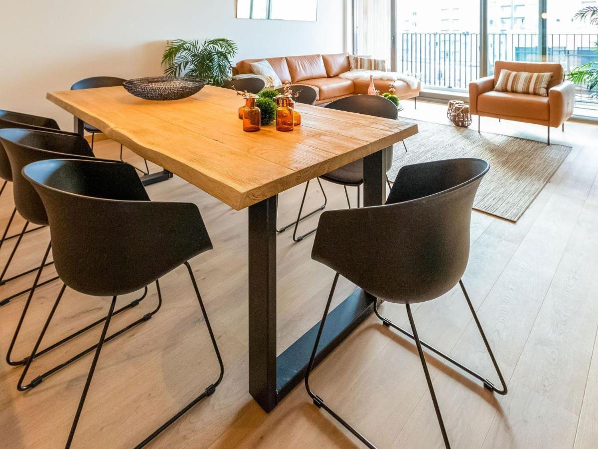 Luxurious Crystal Sea View Apartment With 2 Terraces Остенде Екстер'єр фото