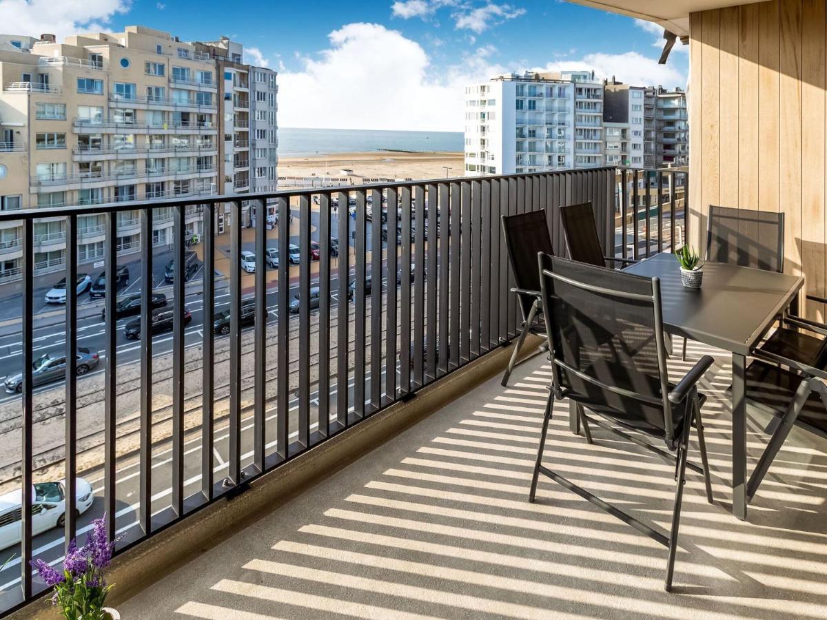 Luxurious Crystal Sea View Apartment With 2 Terraces Остенде Екстер'єр фото